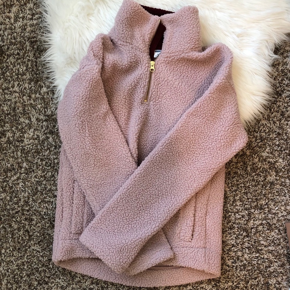 Sherpa Half Zip Pullover